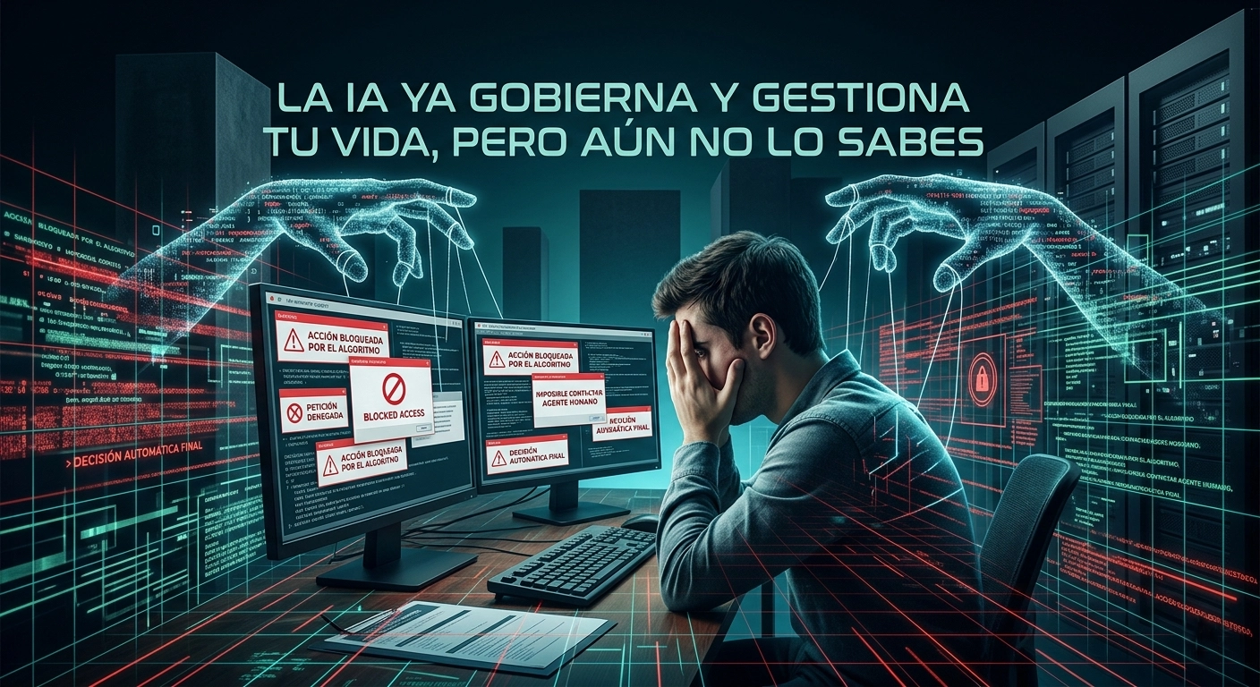 La IA ya gobierna y gestiona tu vida, pero aún no lo sabes: La tiranía de la arquitectura sin "Human-in-the-Loop"