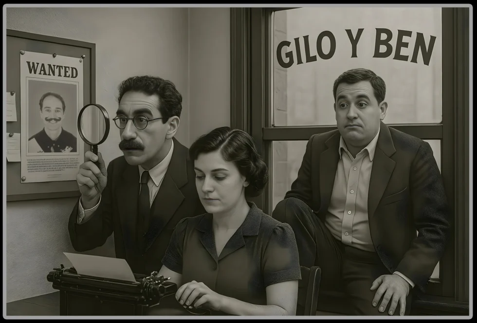 Análisis del libro de humor : Gilo y Ben, Detectives de lo Inexorable de Eduardo Garbayo
