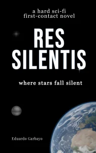 Res Silentis - where stars fall silent - Eduardo Garbayo - cover